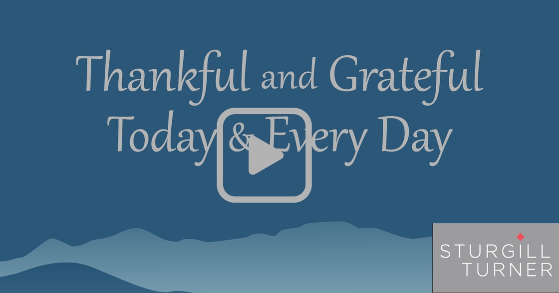 Thankful and Grateful Today & Every Day